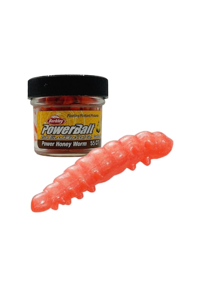 Berkley Powerbait Garlic Power Honey Worm Silikon Alabalık Yemi