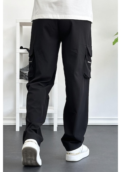 Edwoxmen Erkek İnce Baggy Kalıp Kargo Pantolon Siyah Edw164-siyah Siyah Edwoxmen Erkek İnce Baggy Kalıp Kargo Pantolon Siyah Edw164-siyah Siyah