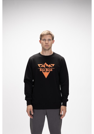 Bad Bear Mountaın Crewneck Erkek Sweatshirt Siyah