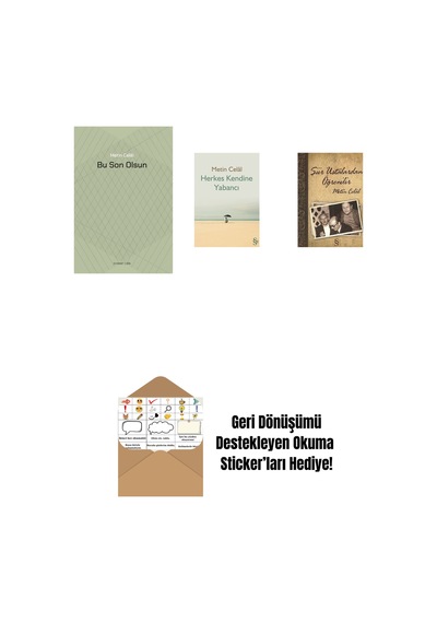 Bu Son Olsun + Herkes Kendine Yabancı + Şiir Ustalardan Öğrenilir + Okuma Sticker'ları