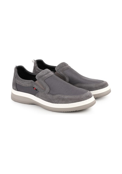 Libero H1096 Hakiki Süet Fileli Nefes Alan Ultra Hafif Eva Taban Erkek Slip-on Günlük Ayakkabı Antrasit Libero H1096 Hakiki Süet Fileli Nefes Alan Ultra Hafif Eva Taban Erkek Slip-on Günlük Ayakkabı Antrasit