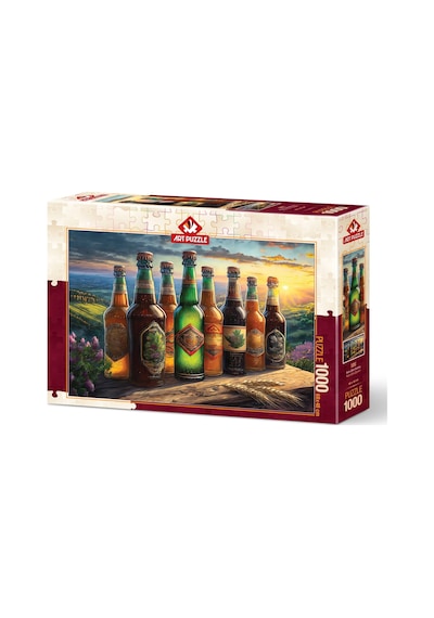 Art Puzzle Retro Bira Şişeleri 1000 Parça Puzzle