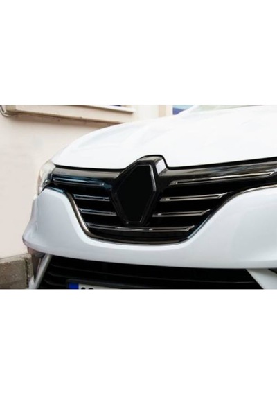 Renault Megane 4 Uyumlu 2016-2020 Krom Ön Panjur 5 Parça Paslanmaz Çelik