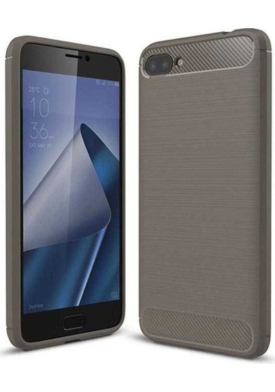 Asus Zenfone 4 Max Zc554kl Kılıf Zore Room Silikon Kapak Gri
