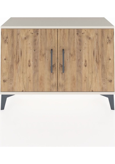 Arges Şifonyer Tek Raflı 2 Kapaklı 88x30x64 Aytaşı-çam Aytası