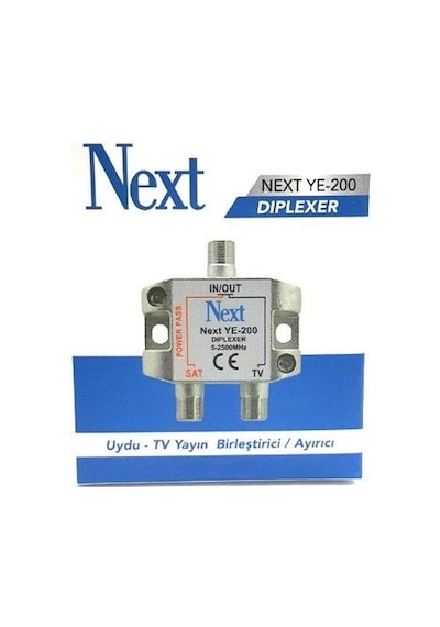 Next Ye-200 Diplexer Uydu-Tv Yayın Birleştirici/ Ayırıcı