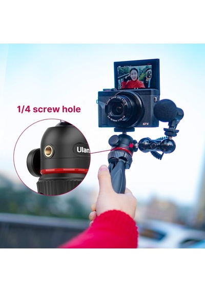 Ulanzi Mt-17 Masaüstü Vlog Tripod, Siyah