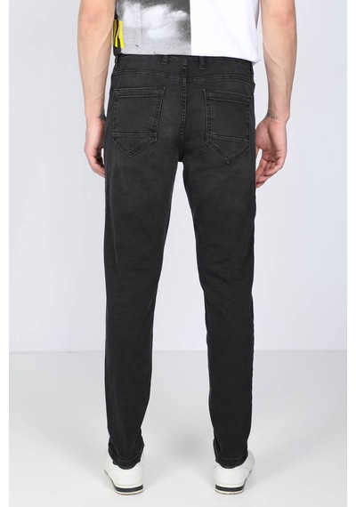 Banny Jeans Erkek Siyah Straight Fit Jean Pantolon