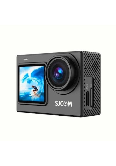 Sjcam Sj6 Ultra Aksiyon Kamerası 4k/ 30frm 6 Eksenli Stabilizatör Çift Ekran Siyah