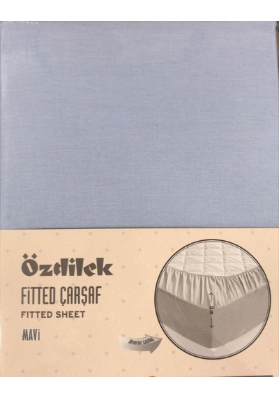 Özdilek 180X200 Fitted Kumaş Lastikli Yatak Çarşafı Yastık Kılıfl