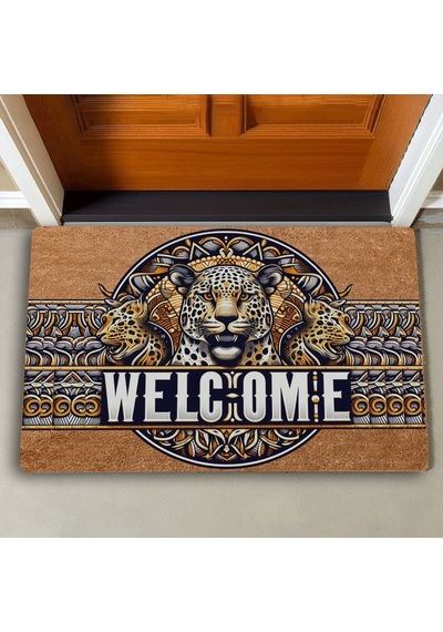 Valerine Life Kaplan Figürlü Welcome Kapı Önü Paspası 45x70cm