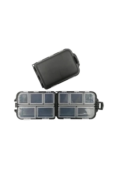 Meiho Cb-440 Pro Spring Case Mıknatıslı/bölmeli Malzeme Kutusu - Siyah