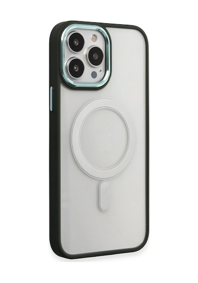 Newface - 128 - iPhone Uyumlu 15 Pro Max Kılıf Room Magneticsafe Silikon - - Csmo-tex - Köknar Yeşili