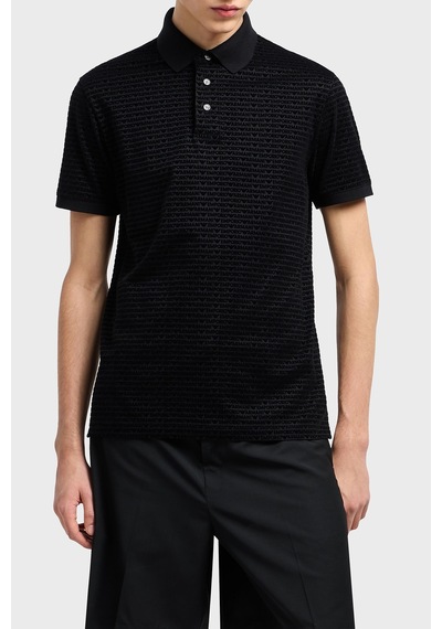 Emporio Armani Erkek Polo Yaka T Shirt Em001283 Af10017 Fc159 Siyah Siyah