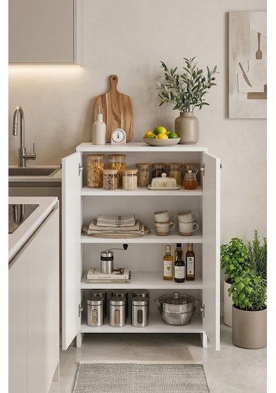 Çeltikçi Model 2 Kapaklı Çok Amaçlı Dolap Ayakkabılık Kitaplık Banyo Dolabı Mutfak Dolabı Beyaz Çeltikçi Model 2 Kapaklı Çok Amaçlı Dolap Ayakkabılık Kitaplık Banyo Dolabı Mutfak Dolabı Beyaz