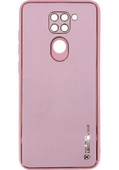 Nettech Xiaomi Redmi Note 9 Uyumlu Coco Leather Seri Arka Koruma