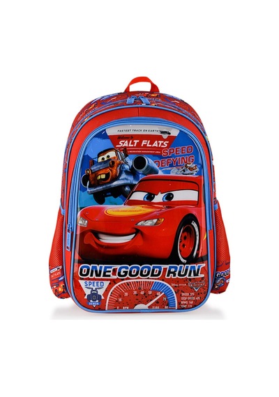 Disney Cars Lisanslı İlkokul Çantası 2 Bölmeli Hawk One Çok Renkli
