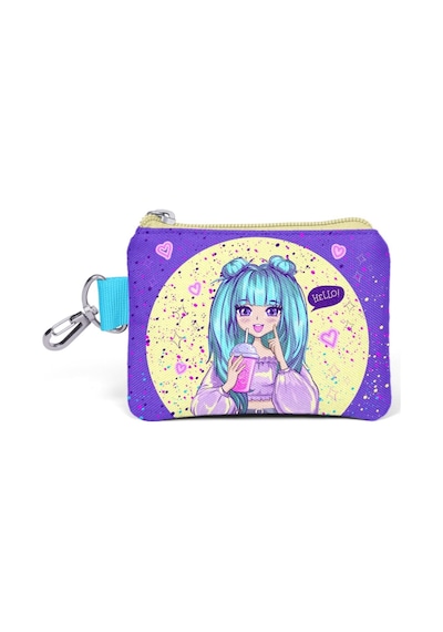 Coral High Mor Anime Desenli Bozuk Para Çantası - Kız Çocuk Çok Renkli