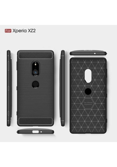 Sony Xperia Xz2 Kılıf Zore Room Silikon Kapak Siyah