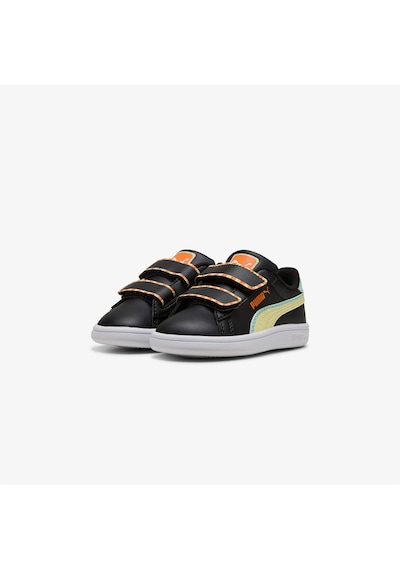 Puma Smash 3.0 Playdate Çocuk Siyah Spor Ayakkabı 402828 Siyah