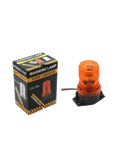 Carub Lamba Tepe 12-24v Monteli Çakar Ledli Sarı