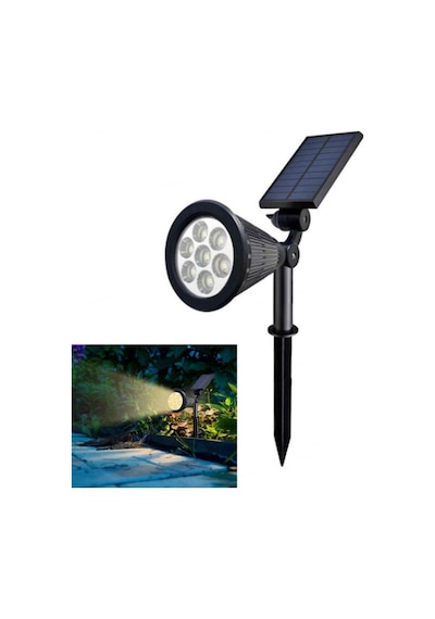 Solar Güneş Enerjili Kazıklı Çim & Bahçe Aydınlatma Armatürü 7w Ip65 Çok Renkli