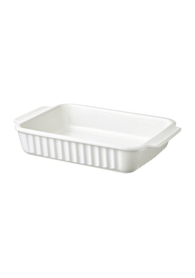 Ikea Poetısk Fırın Kabı, Kırık Beyaz, 34x23 Cm