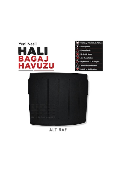 Vw Tayron Halı Bagaj Havuzu 2025 Ve Sonrası Üst Raf
