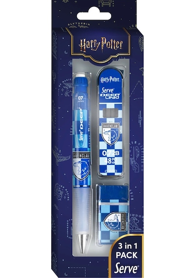 Deep Harry Potter Damalı 3'lü Set Mavi