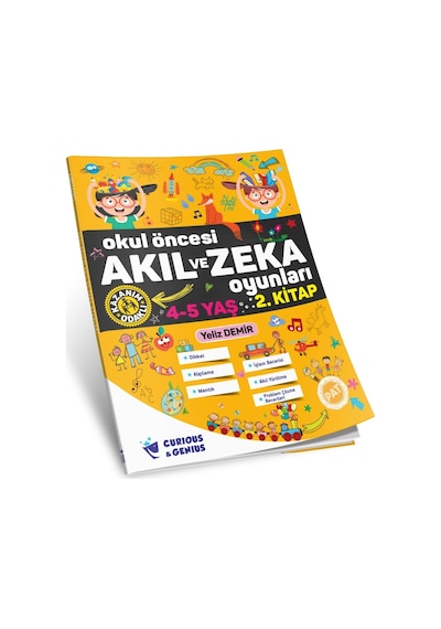 Okul Öncesi Akıl ve Zeka Oyunları 4-5 Yaş Seti 2 Kitap
