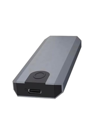 M.2 Nvme Usb3.1 Tip-c Gen2 10gbps, Type-c Nvme+ngff Adaptörü, Gri Alüminyum, Taşınabilir Katı Hal Sürücü Kasası, Laptop Ve Macbook İçin