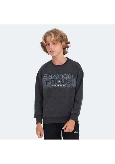 Slazenger LAST Çocuk  Koyu Gri Sweatshirt