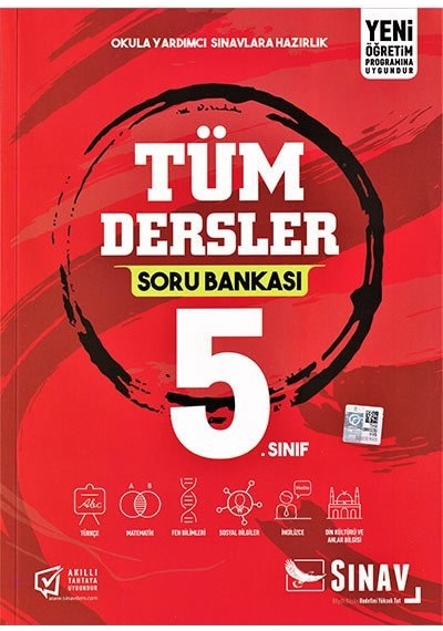 Sınav Yayınları 5.Sınıf Tüm Dersler Soru Bankası