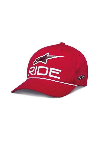 Alpinestars Ride Comp Snapback Şapka Kırmızı Beyaz Siyah