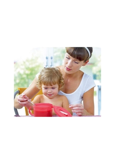 Mikrodalga Fırın Isıtma Kabı 460 Ml Mikro Çorba Kupası Hsgl Pembe
