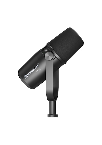 Relacart Pm2 Black Kardioid Dinamik Podcast Mikrofonu Usb-c & Xlr Pc Mac İos Android Uyumlu