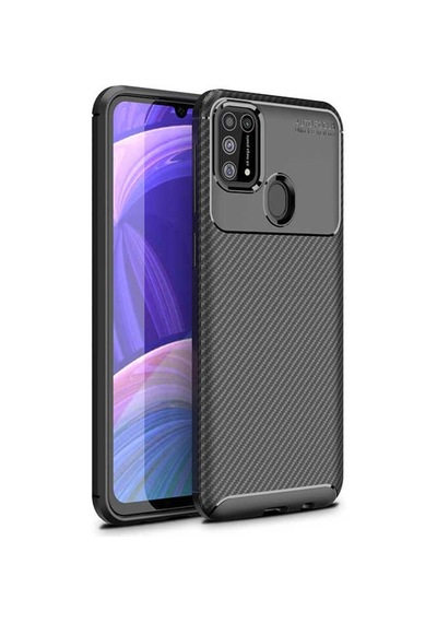 Samsung Uyumlu Galaxy M31 Kılıf Zore Negro Silikon Kapak-Siyah