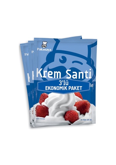 Pakmaya Krem Şanti 3'lü Avantaj 225 G - 8 Adet Tarı