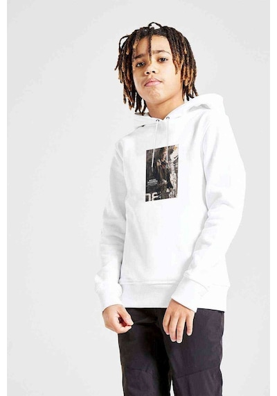 Tshirthane Newt Maze Runner Baskılı Unisex Çocuk Kapüşonlu Beyaz Sweatshirt Beyaz
