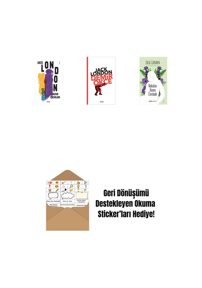 Buzun Çocukları + Demir Ökçe + Makaloa Hasırı Üzerinde + Okuma Sticker'ları