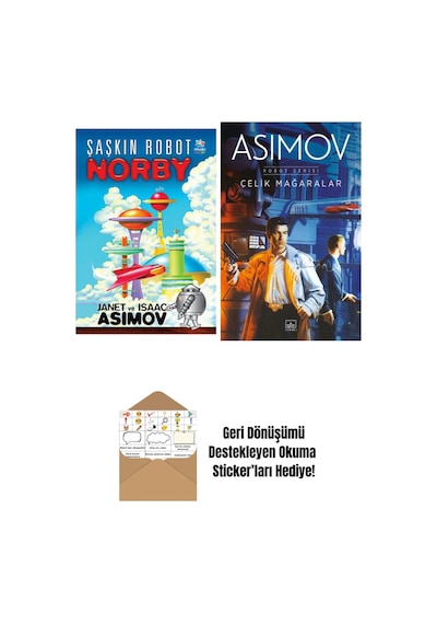 Şaşkın Robot Norby + Çelik Mağaralar Robot Serisi 1. Kitap