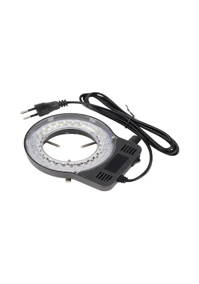 Td-56 Mikroskop Led Işık 56 Ledli Ayarlanabilir Halka Aydınlatma - Stereo Ve Dijital Mikroskop Lambası Siyah