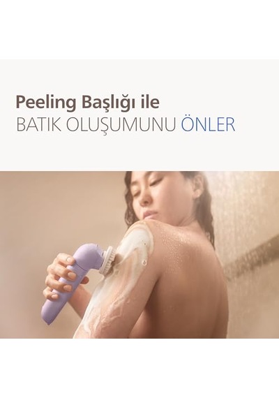 Philips Epilatör Serisi 9000, Kablosuz, Islak Ve Kuru Kullanım, Proguide, Led Işık, 32 Cımbız, Bre728/05