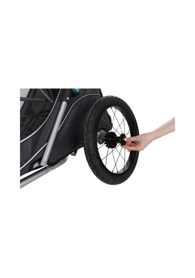 Köpekler İçin Bisiklet Römorku M: 63 95 90\132cm, Gri