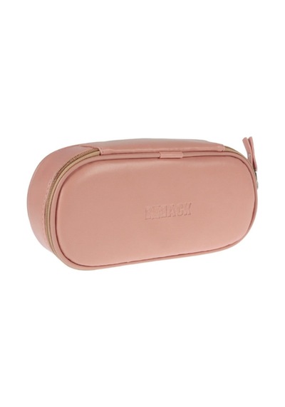 Bback Oval Deri Kalemlik / Kalem Kutusu Pastel Pembe