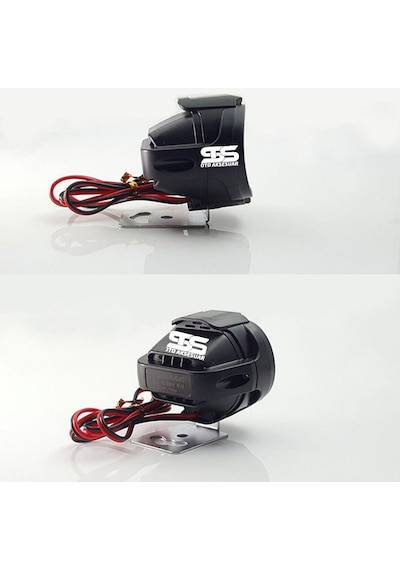 2 Adet Motosiklet Scooter Led Sis Farı Çakar Ve Sabit Mod 6 Ledli Sts Oto Aksesuar