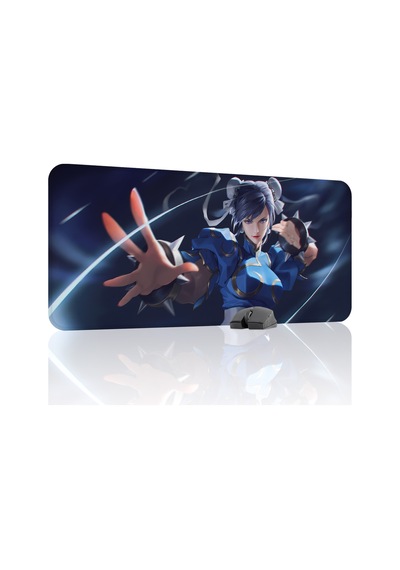 Street Fighter Kaymaz Dikişli Kauçuk Oyuncu Mousepad V5 - 90x40 Xxl Gaming Mouse Pad Fare Altlığı