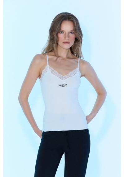 Sagaza Studio Ss6003 Likralı Body Ekru