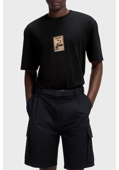 Hugo Erkek T Shirt 50558407 001 Siyah