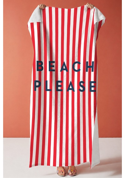 Çizgili Beach Please Modern Plaj Havlusu-kırmızı Beyaz Minimal Havuz Deniz Hızlı Kuruyan Örtü Havlu Dumanlı Esinti Çizgili Beach Please Modern Plaj Havlusu-kırmızı Beyaz Minimal Havuz Deniz Hızlı Kuruyan Örtü Havlu Dumanlı Esinti